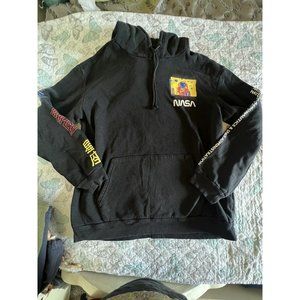 NASA Hyperspace Explore the Universe Graphic Hoodie Size XL Astronaut